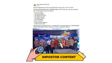 Hoaks Tautan Undian untuk Pengguna Livin Mandiri
