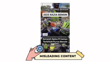 Hoaks Razia Kuras Bensin Usai Kasus Pertamax Oplosan