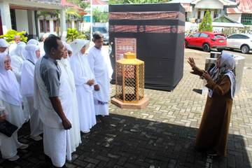 Matangkan Kesiapan Jemaah, Kemenag Mitra Gelar Manasik Haji Praktik