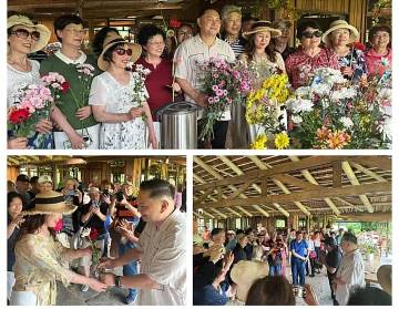 Turis Shanghai China Nikmati Objek Wisata Tomohon