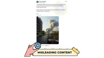 Hoaks Salah Satu Misil Pakistan Menyerang Balik India