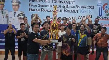 PTM Harmony Raih Juara  Umum Turnamen Tenis Meja  