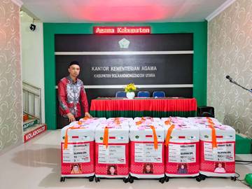 Koper Calon Jemaah Haji Bolmut Dikirm Rabu Pagi