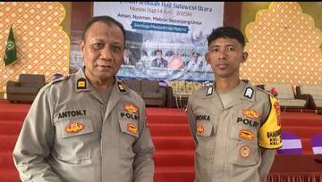 Polresta Manado Pastikan Keamanan Pemberangkatan Jamaah Haji