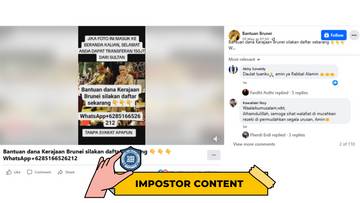 Hoaks Bantuan Tunai dari Kerajaan Brunei