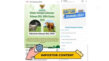 Hoaks Tautan Rekrutmen Relawan Baznas untuk Idul Adha