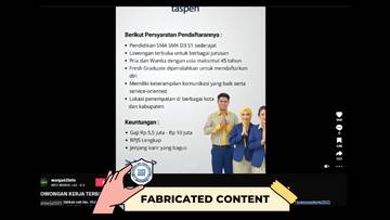 Hoaks Tautan Pendaftaran Loker Mandiri Taspen