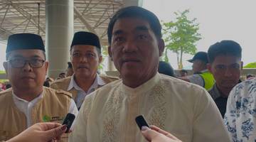 Gubernur Sulut Sambut Kedatangan Jemaah Haji Kloter 13