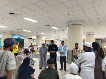 Kedatangan Jemaah Haji Boltim Disambut Kemenag dan Pemda