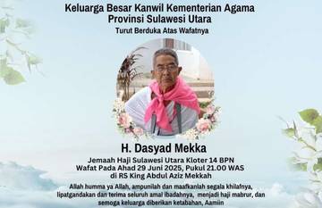 Duka Kloter 14, Jemaah Haji Wafat di Mekkah