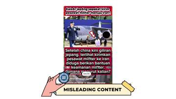 Kaisar Jepang Sepakat Kirim Pesawat Militer Bantu Iran