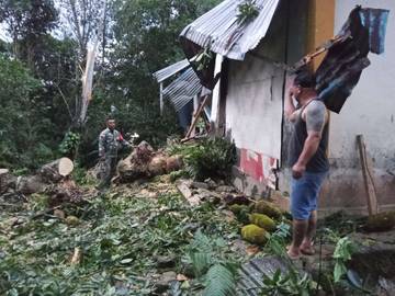 Kodim 1312 Talaud Sigap Bantu Warga Terdampak Bencana