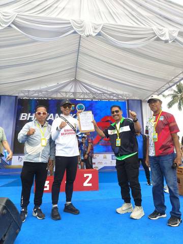 Sardianto Atlit Atletik Palu Jawara Bhayangkara Sulut Run 