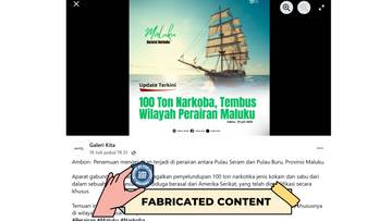 Hoaks 100 ton Narkotika Masuk Provinsi Maluku