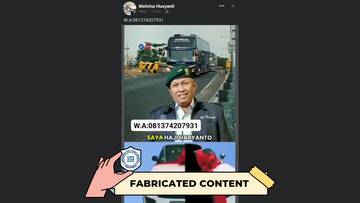 Hoaks Bos Perusahaan Oto Bus Haryanto Bagi-Bagi Uang