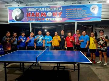 Turnamen Tenis Meja Perang Bintang Sukses Dilaksanakan