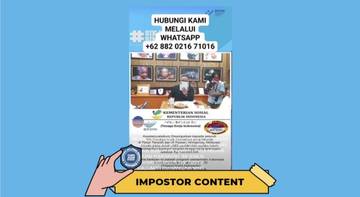 Hoaks Bantuan untuk TKI dari BP2MI melalui Whatsapp