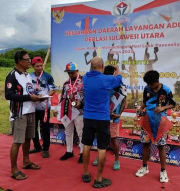 Olahraga Layangan Kian Diminati Warga Sulawesi Utara