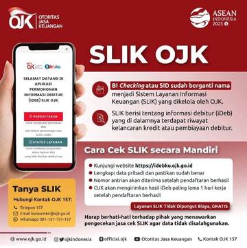 Catatan SLIK Jadi Rujukan Utama Kredit