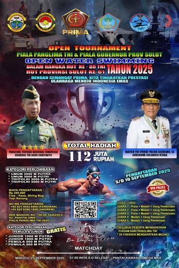 Open Water Swimming 2025 Sulawesi Utara