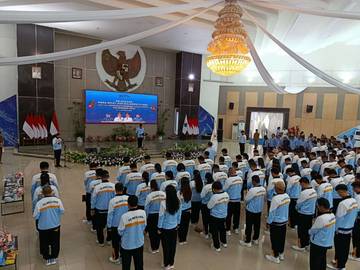 Gubernur Sulut Lepas Kontingen Sulut PORNAS KORPRI 2025