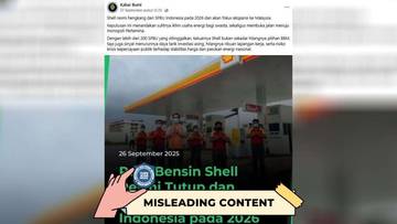 Hoaks Pom Bensin Shell Resmi Hengkang dari Indonesia
