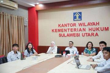 Kemenkum Sulut Mengikuti Kegiatan Bersama Kemenkum Papua Barat