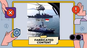 [Hoaks] Video TNI Kepung Kapal Malaysia Kepulauan Seribu