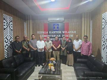 Kemenkum Sulut Terima Kunjungan DPRD Bolmong