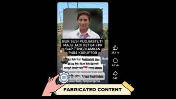Hoaks Susi Pudjiastuti Maju Jadi Ketua KPK