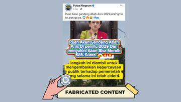 Hoax, Puan Maharani Bakal Gandeng Anies di Pemilu 2029