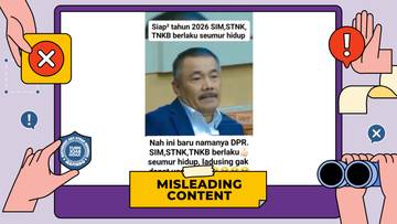 Hoaks SIM, STNK, TNKB Berlaku Seumur Hidup