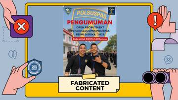 Hoaks Penerimaan CPNS Polisi Khusus Pemasyarakatan 