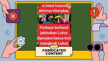 Menkeu Purbaya Jebloskan Luhut ke Penjara Dipastikan Hoaks