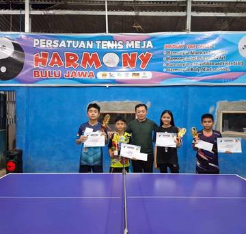 Turnamen Tenis Meja Pemula U-12 Tahun Sukses Dilaksanakan