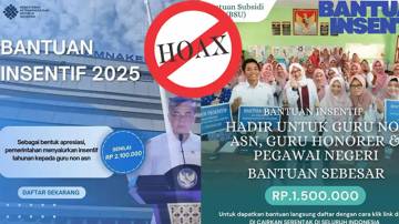 Hoaks Tautan Bantuan Insentif Guru Non-ASN