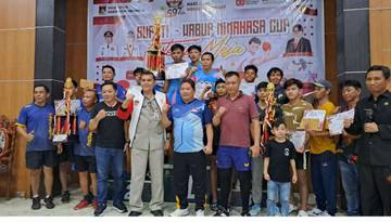 Turnamen Tenis Meja Minahasa Cup 2025 Sukses Dilaksanakan