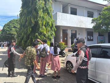 Polres Kotamobagu Amankan Pelajar Berjudi di Area Sekolah