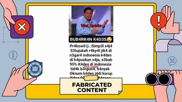 Hoaks Pernyataan Prabowo Tentang Kepala Desa