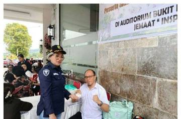 Anggota Pengamanan SMST GMIM Dapat Pelayanan Kesehatan