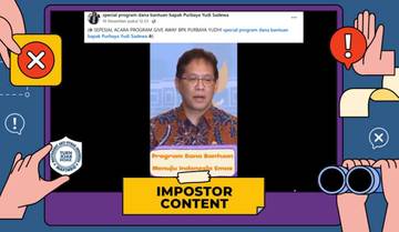 Hoaks Menkeu Purbaya Bagi-Bagi Dana Bantuan 