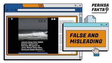 Hoaks BMKG Deteksi Ancaman Squall Line