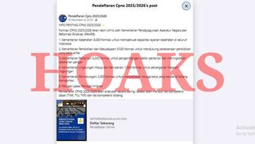 Hoaks Link Pendaftaran CPNS 2025/2026