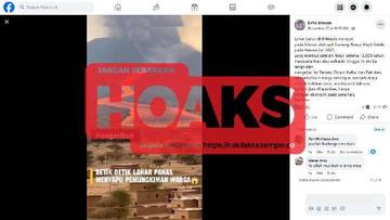 Hoaks Video Letusan Gunung Api Hayli Gubbi