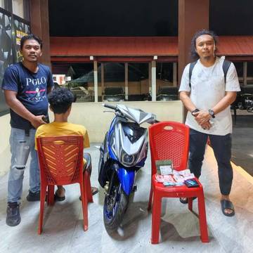 Tim Resmob Kotamobagu Amankan Terduga Pelaku Kasus Pencurian