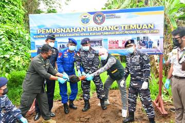 DANKODAERAL VIII Pimpin Pemusnahan Barang Bukti Temuan Ilegal