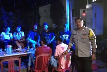 Giat Sibulan Polsek Pineleng Antisipasi Gangguan Kamtibmas