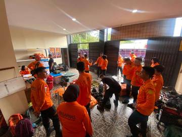 Basarnas Sulut Turunkan Tim SAR Bantu Bencana Siau