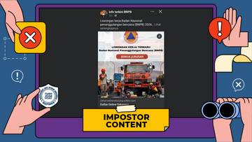 Hoaks Tautan Pendaftaran Loker BNPB 2026