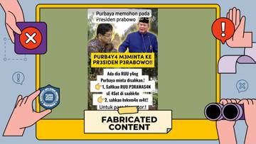 Hoaks Permohonan Purbaya ke Prabowo 